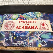 Vintage University Of Alabama Bumper Sticker 90’s NOS picture