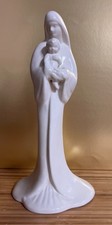 Madonna Mary Holding Jesus 11 in Figurine made by Haeger USA picture