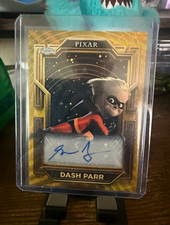 2025 Topps Pixar Gold Gilded Dash Parr  Spencer Fox Authentic Autograph 21/75 picture