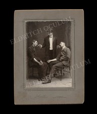 Dr. Charles the Hypnotist Photograph 1890's Mesmerism Hypnotism Cabinet Card picture
