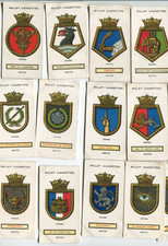 1925 W.D. & H.O. WILLS SHIPS BADGES 50 DIFFERENT TOBACCO CARD SET picture