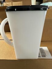 Tupperware Outdoor Dining Pitcher 1gal / 4L Sheer/Black BRAND NEW picture