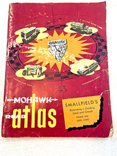 VTG 1952 Rand McNally Road Atlas USA Canada Mexico MOHAWK Tire Ohio picture