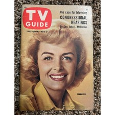 Vintage TVGuide May 6-12 1961 Donna Reed Cover Marlboro Ad Congressional Hearing picture