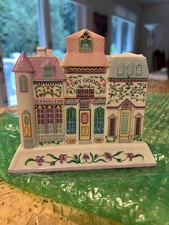 Retired Lenox Village Napkin Holder 1994 Excellent Condition Vintage picture