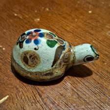 vintage Mexican Tonala pottery animal figurine Hand Made picture