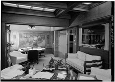 Owatonna Minnesota 1987 National Farmers Bank President's Office Interior Mural picture