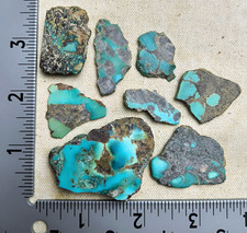 American Polychrome Turquoise Rough Stones Lot Blue Green Slab 51 Gram B08 picture