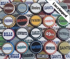 500 NFL Beer Bottle Caps Homebrewing Oxygen Absorbing Crown Caps Home brew picture
