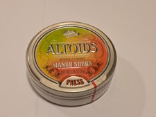 1X NEW SEALED UNOPENED Altoids Mango Sours Candy in Metal Tin NOT RETRO REMAKE 2 picture