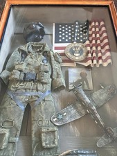The Military Tribute Shadow Box is a collectible item designed to honor Air Forc picture