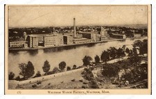 Waltham Massachusetts circa 1900 Watch Factory Buildings Standard Postcard picture
