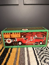 Vintage ERTL Texaco 1929 Mack Fire Truck Die Cast Bank Collector Series 15 NIB picture