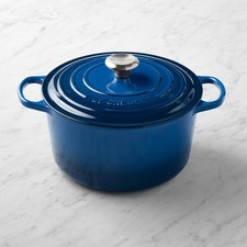 Le Creuset Signature Enameled Cast Iron Deep Round Oven, 6.5-Qt Lapis picture