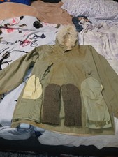 WW II US Uniforms, Reversible Ski Rare First Pattern Gloves Plus Named Medals picture