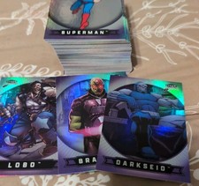 2025 DC Fleer Brilliants Superman Complete Purple Parallel  Set 1-90 picture