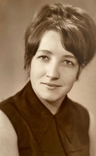 Beautiful girl portrait soviet life young woman ussr vintage photo picture