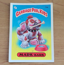 Topps 1985 Garbage Pail Kids Series 2 Non-Sport Card #74a Mark Bark picture