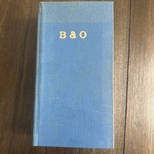 B&O Vintage Timetable book picture