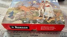 Vintage 1960s Ronson Varaflame Box / Repurposed Disney Mary Poppins Puzzle picture
