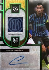 Topps Museum Collection UEFA 2025/26 Lautaro Martinez Autograph Relic 1/1 picture