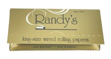 5 Randy’s King Size Wired  Cigarette Rolling Papers made in USA picture