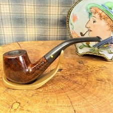 Grabow Bent Billiard - RIVIERA - Great Shape & Yellow Spade Estate Tobacco Pipe picture