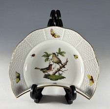 Herend Rothschild Bird Crescent Plate picture