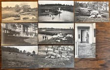 SIBLEY FAMILY FARM PHOTOGRAPHS SPENCER MA 1911 POSTCARDS CEMETERY PLOT HEADSTONE picture