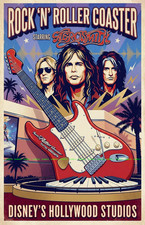 Disney Rock N Roller Coaster Aerosmith 11 x 17 Poster Hollywood Studios Ride picture
