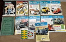 Lot of 10x 1950s Automotive Magazines NICE ADS - 