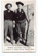 Death Valley California CA Vintage RPPC Real Photo Brownie and Seldom Seen Slim picture