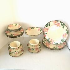 Franciscan Desert Rose Dinnerware for 4 Plates Bowl Cup Saucer Salad PL CA 1970s picture