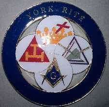 Freemason York Rite Car Emblem picture