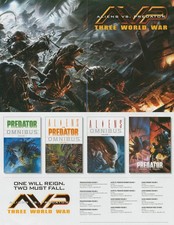 AVP Aliens vs Predator Dark Horse Comics Promo Art Poster ~ Three World War picture
