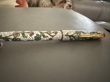 Vintage Cloisonné Pen With 2 Stones Of Turquoise 1 Sm Red 1 Larger Traditional picture