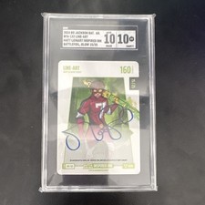 2024 Bo Jackson Battle Arena BFA-132 Battle Inspired Ink Battlefoil Auto /25 SGC picture