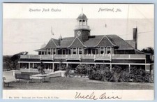Pre-1908 RIVERTON PARK CASINO PORTLAND MAINE*ME*UNUSED*#2408 NATIONAL ART VIEWS picture