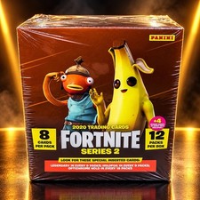 2020 PANINI FORTNITE SERIES 2 MEGA BOX SEALED 12 PACKS 100 CARDS COLLECTIBLE picture