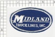 Midland Truck Lines trucking company patch picture