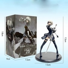 18CM YoRHa 2B Anime Figure PVC Statue Action Model Collectible Toy Gift picture