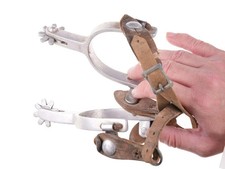 c1940's Crockett Airplane Aluminum Cowboy spurs picture