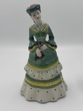 Vintage Goldscheider porcelain figurine of a woman by Keramos, Vienna. picture
