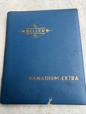 Vintage 1958 Belzer Vanadium-Extra German Tool Catalog No. 500 E English Ed RARE picture
