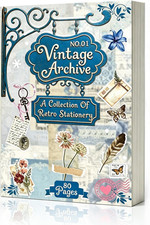 Vintage Scrapbook Paper ,Junk Journal Supplies,80 Pages,8.3X5.5 Inch picture
