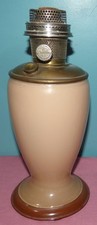 Aladdin Peach Venetian Art Craft Vase Lamp with Model 12 Burner picture