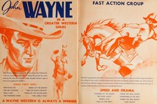 JOHN WAYNE -1930s Movie Distributor Ad Pages - Image - 5 x 7 in Print picture