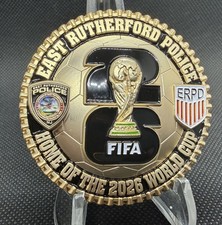 New Jersey East Rutherford Police Depart. World Cup 2026 MetLife Stadium Coin picture