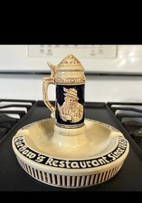 Vintage Rare Cigar Ashtray from NEW YORK CITY LUCHOW’S RESTAURANT SINCE 1882 picture