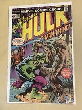 **COVER ONLY** VINTAGE COMIC MARVEL INCREDIBLE HULK #197 MAR 25¢ VS MAN-THING picture
